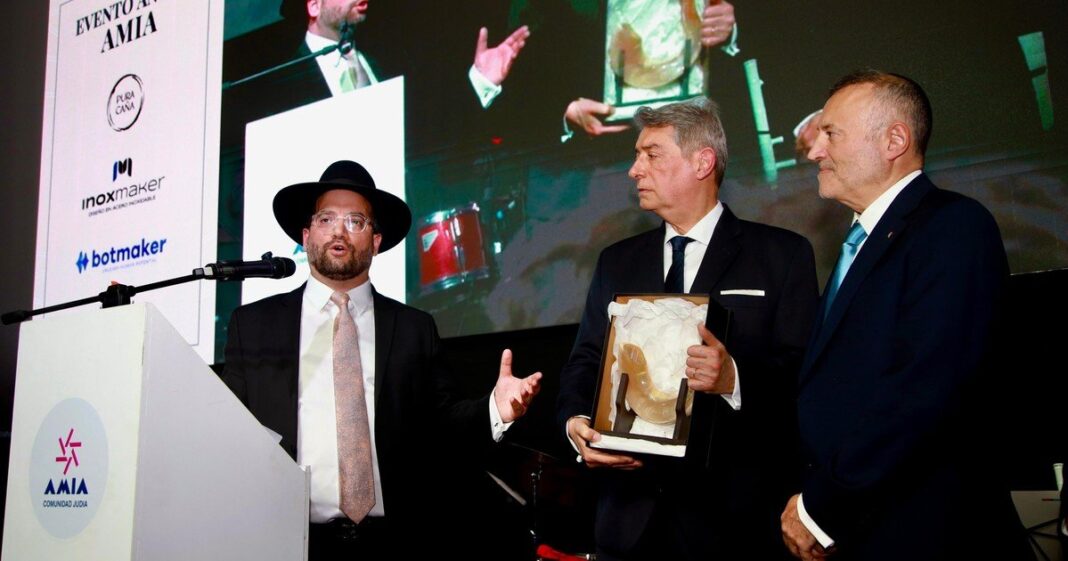 Horacio Rosatti durante su discurso en el evento de la AMIA