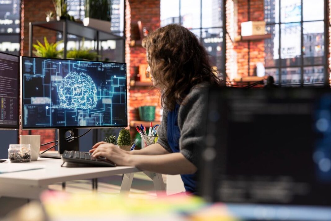 Representación de inteligencia artificial y mercado laboral