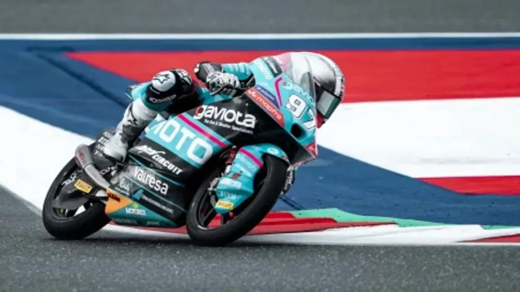 Marco Morelli compitiendo en el Gran Premio de Austria de Moto3