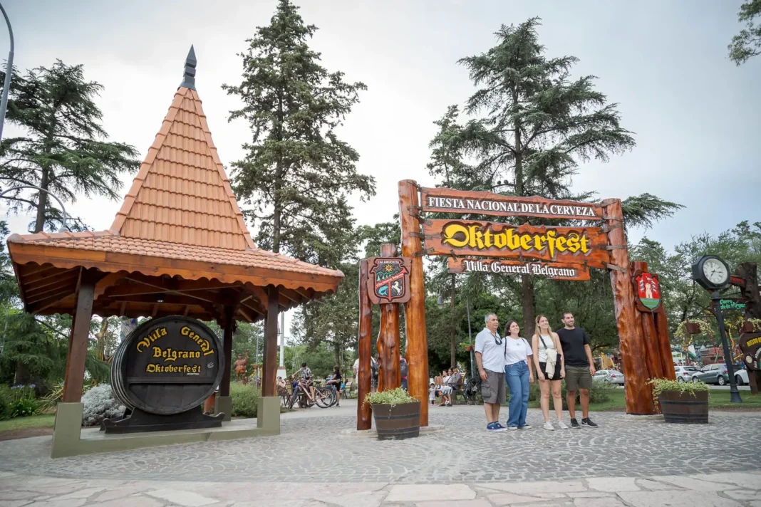 Bosque de los Pioneros en Villa General Belgrano, sede de la Oktoberfest Argentina 2026