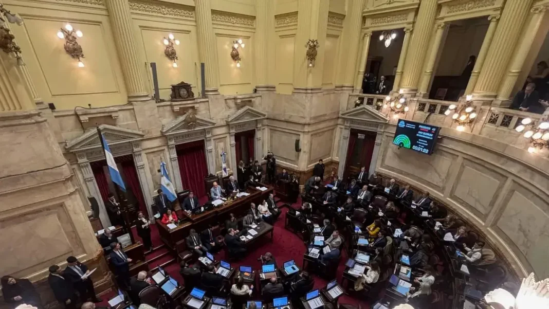 Sesión del Senado de la Nación