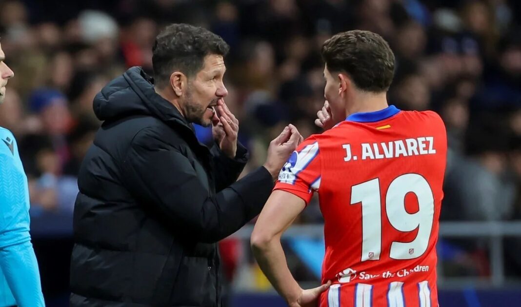 Diego Simeone en conferencia de prensa