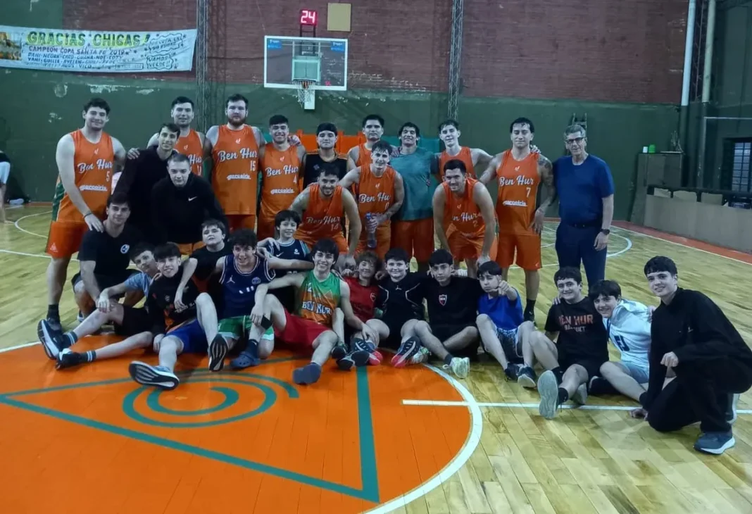 Partido de básquet de la Primera B rosarina