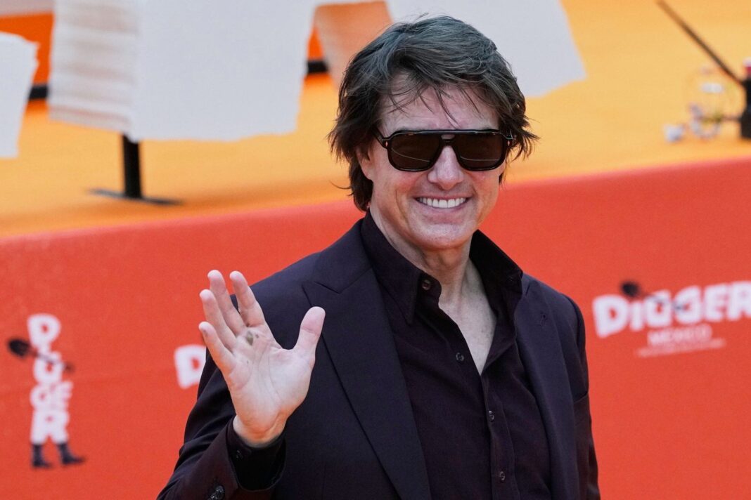 Tom Cruise y Alejandro González Iñárritu en la presentación de Digger en Ciudad de México