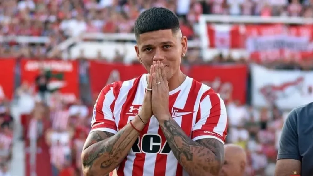 Estadio de Estudiantes de La Plata durante un partido de Copa Libertadores