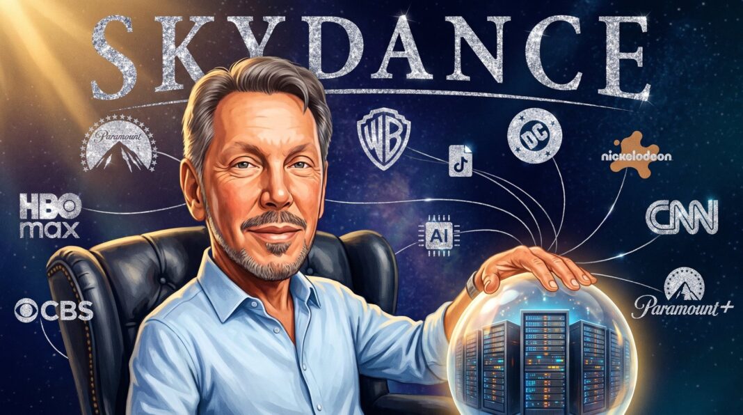 David Ellison y Larry Ellison, principales accionistas de Skydance