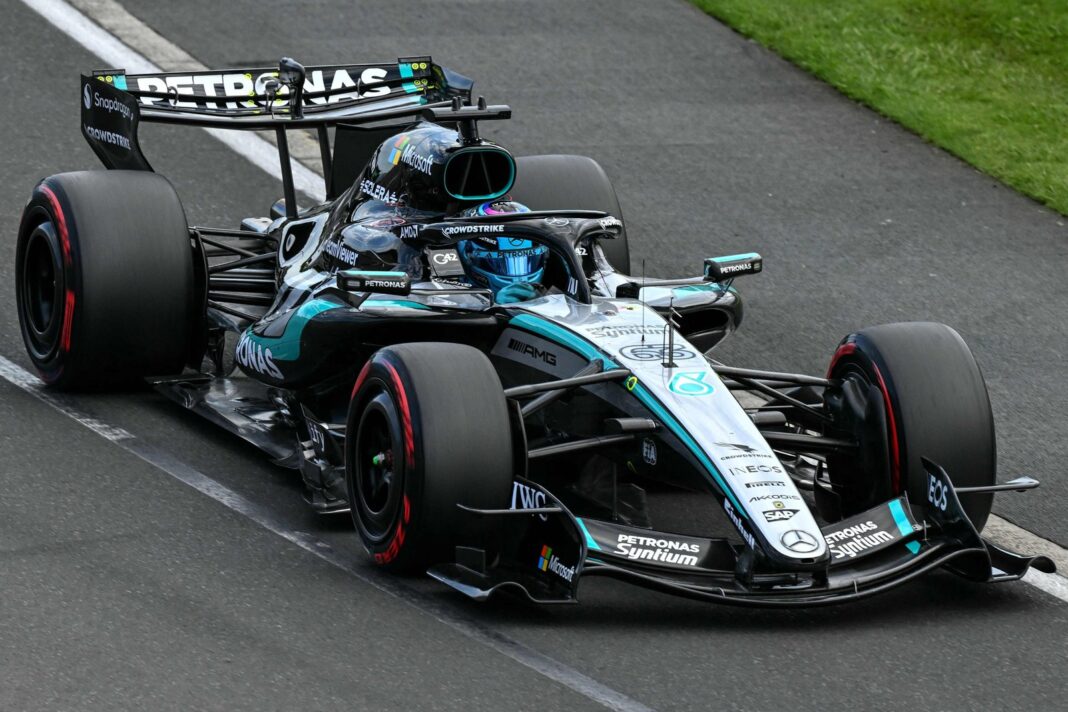 Circuito Urbano Marina Bay de Singapur durante una carrera de Fórmula 1