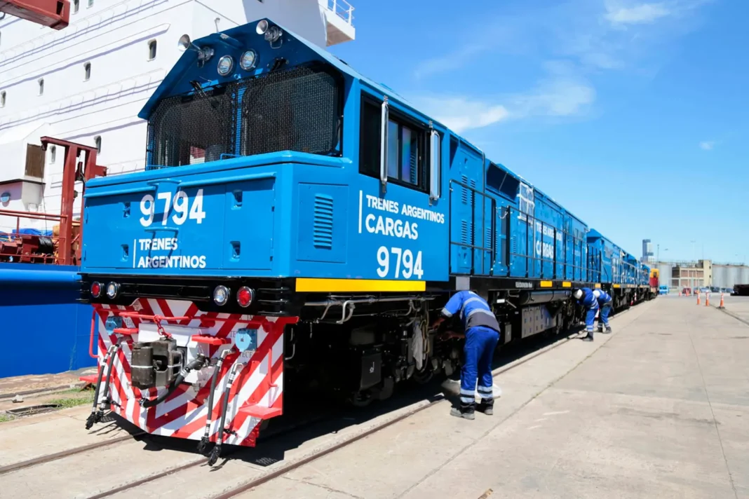 Tren de carga del Belgrano Cargas