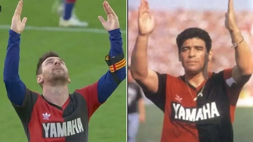 Guido Bouzon, presidente de la filial de Newell's en Barcelona, durante la entrevista en El Hincha Leproso