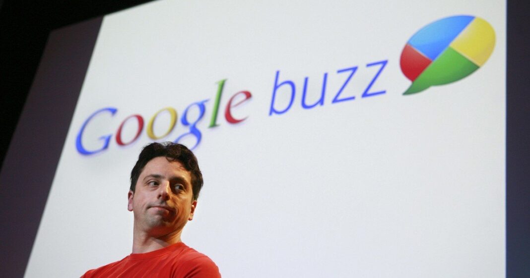 Sergey Brin, cofundador de Google, durante una conferencia