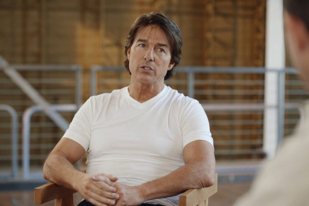 Tom Cruise durante una entrevista con la revista GQ